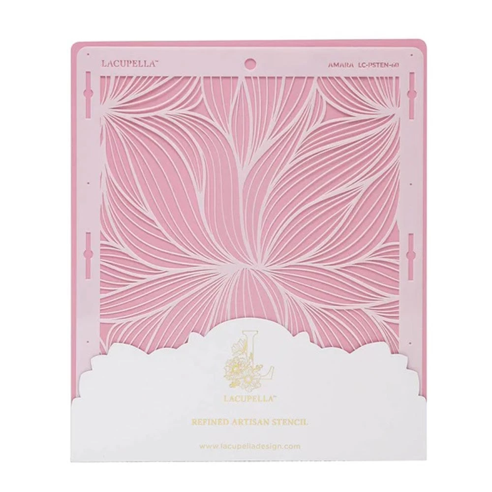 Lacupella Seamless Cake Stencil - AMARA 3 Lacupella Seamless Cake Stencil - AMARA