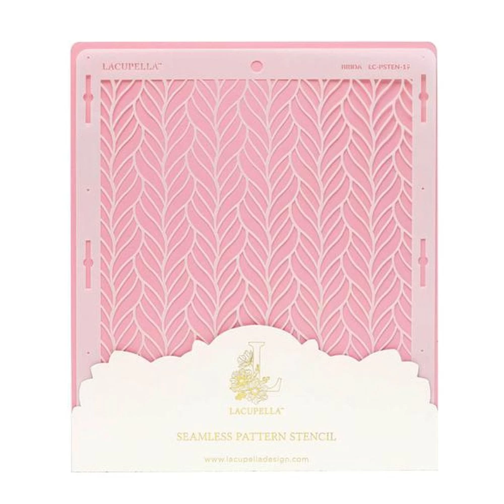 Lacupella Seamless Pattern Cake Stencil - BRIDA 3 Lacupella Seamless Pattern Cake Stencil - BRIDA