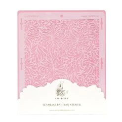 Lacupella Seamless Pattern Cake Stencil - CLARIS