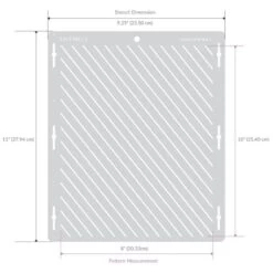 Lacupella Seamless Pattern Cake Stencil - DARLA -Dream Cake Shop lacupella seamless pattern cake stencil darla p15222 52966 image