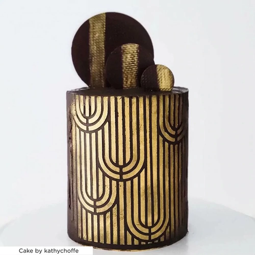 Lacupella Seamless Pattern Cake Stencil - ENIC 5 Lacupella Seamless Pattern Cake Stencil - ENIC - Image 3