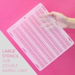Lacupella Seamless Pattern Cake Stencil - ENIC 16 Lacupella Seamless Pattern Cake Stencil - ENIC -Dream Cake Shop lacupella seamless pattern cake stencil enic p15217 52930 image