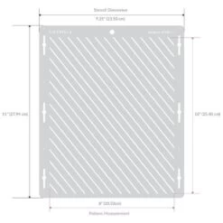 Lacupella Seamless Pattern Cake Stencil - FLOAT -Dream Cake Shop lacupella seamless pattern cake stencil float p13634 47461 image