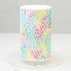 Lacupella Seamless Pattern Cake Stencil - FOLIA -Dream Cake Shop lacupella seamless pattern cake stencil folia p13365 46560 image