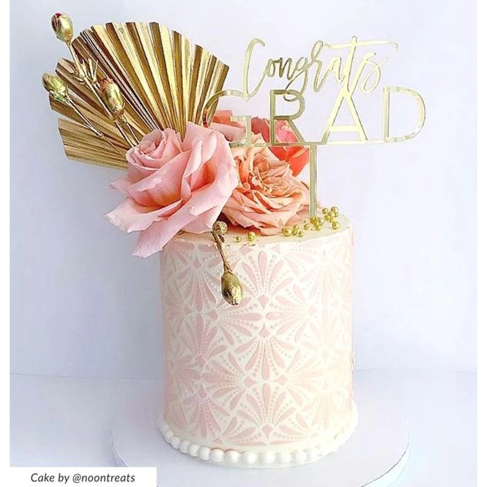 Lacupella Seamless Pattern Cake Stencil - GLAM 5 Lacupella Seamless Pattern Cake Stencil - GLAM - Image 3