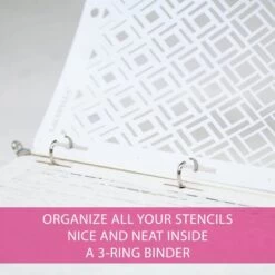 Lacupella Seamless Pattern Cake Stencil - IRIE -Dream Cake Shop lacupella seamless pattern cake stencil irie p15216 52920 image