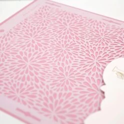 Lacupella Seamless Pattern Cake Stencil - KRISAN -Dream Cake Shop lacupella seamless pattern cake stencil krisan p13637 47481 image