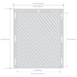 Lacupella Seamless Pattern Cake Stencil - LIVI -Dream Cake Shop lacupella seamless pattern cake stencil livi p13359 46511 image