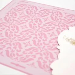 Lacupella Seamless Pattern Cake Stencil - LORNA -Dream Cake Shop lacupella seamless pattern cake stencil lorna p13636 47473 image