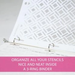 Lacupella Seamless Pattern Cake Stencil - LUMINA -Dream Cake Shop lacupella seamless pattern cake stencil lumina p13366 46572 image