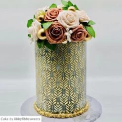 Lacupella Seamless Pattern Cake Stencil -PADDI -Dream Cake Shop lacupella seamless pattern cake stencil paddi p13372 46619 image