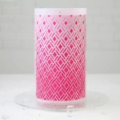 Lacupella Seamless Pattern Cake Stencil - RHOMBA -Dream Cake Shop lacupella seamless pattern cake stencil rhomba p13363 46543 image