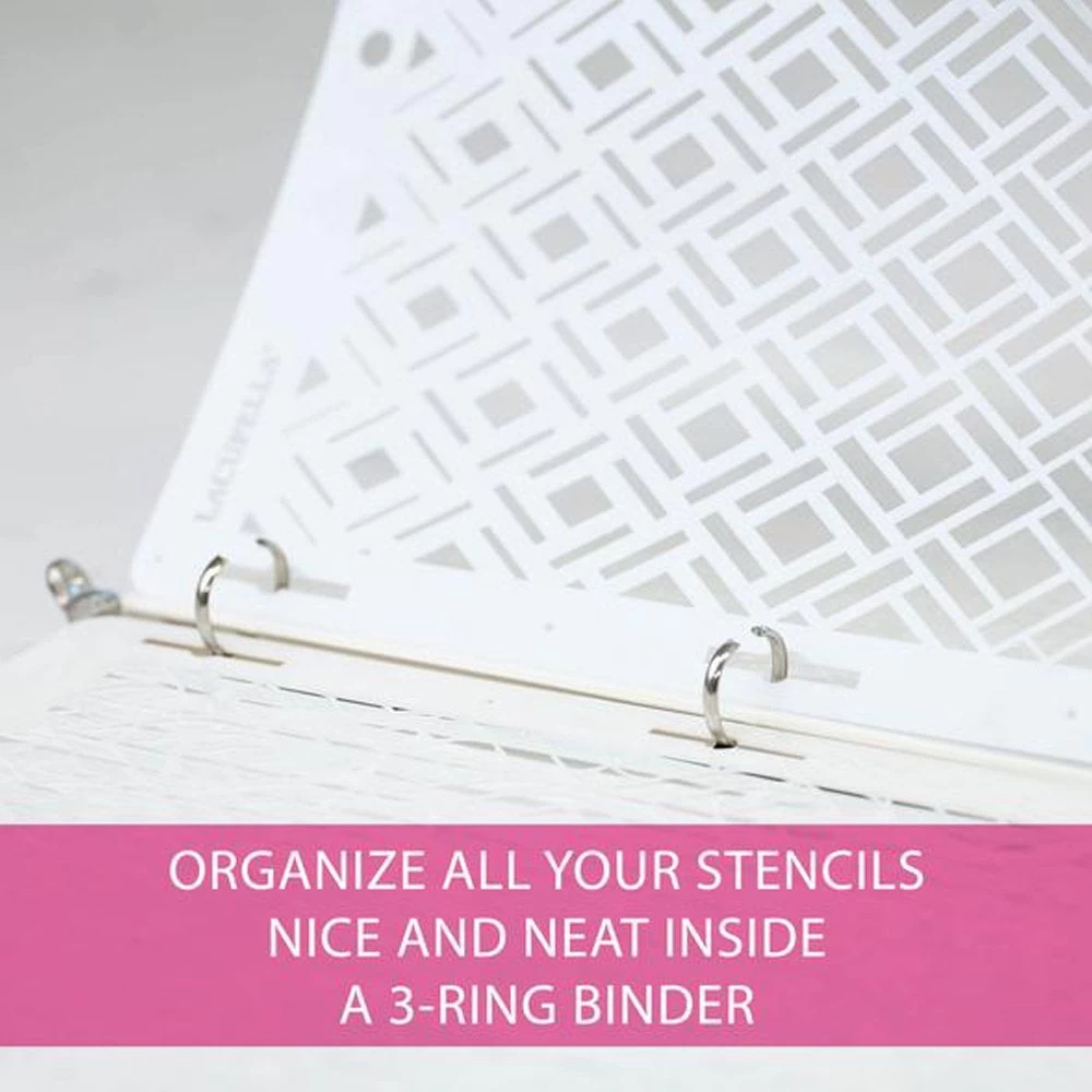 Lacupella Seamless Pattern Cake Stencil - TWINE 7 Lacupella Seamless Pattern Cake Stencil - TWINE - Image 5