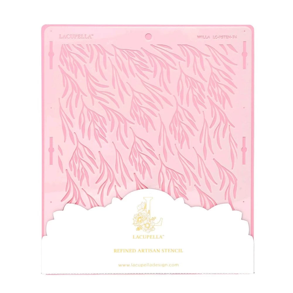 Lacupella Seamless Pattern Cake Stencil - WILLA 3 Lacupella Seamless Pattern Cake Stencil - WILLA