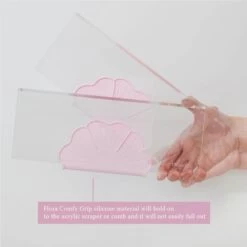 Lacupella Silicone Flora Comfort Grip For Cake Scrapers - Pack Of 2 -Dream Cake Shop lacupella silicone flora comfort grip for cake scrapers pack of 2 p13381 46697 image