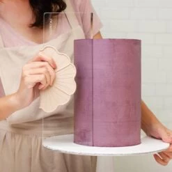 Lacupella Silicone Flora Comfort Grip For Cake Scrapers - Pack Of 2 -Dream Cake Shop lacupella silicone flora comfort grip for cake scrapers pack of 2 p13381 46698 image