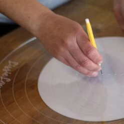 LissieLou Centre Point Template Cake Board Guide For Dowels - Round -Dream Cake Shop lissielou centre point template cake board guide for dowels round p15577 54296 image
