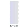 LissieLou Style 11 Double Edged Cake Scraper Acrylic -Dream Cake Shop lissielou style 11 double edged cake scraper acrylic p7886 32328 image