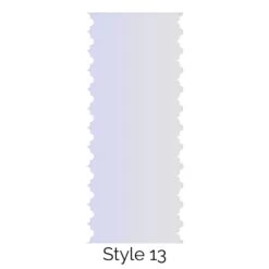 LissieLou Style 13 Double Edged Cake Scraper Acrylic