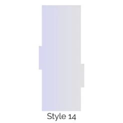 LissieLou Style 14 Double Edged Cake Scraper Acrylic