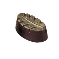 Martellato Professional Quality Leafy Bar 1 Praline Poly Carbonate Chocolate Mould - 38 X 22 X H 15mm - 32 Cavity