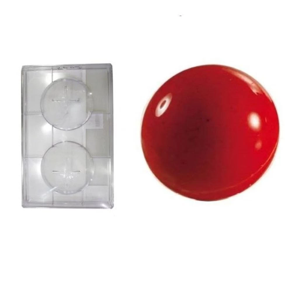 Martellato Semisphere Polycarbonate Mould - 10cm - 2 Cavities 4 Martellato Semisphere Polycarbonate Mould - 10cm - 2 Cavities - Image 2