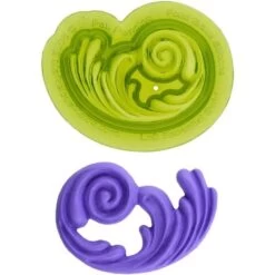 Marvelous Mould Left Essential Swirl - Sculpted Scroll Molds