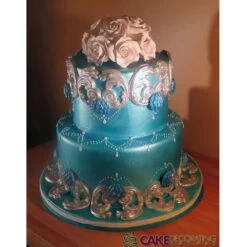 Marvelous Mould Left Essential Swirl - Sculpted Scroll Molds -Dream Cake Shop marvelous mould left essential swirl sculpted scroll molds p16088 56050 image