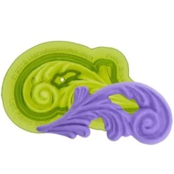 Marvelous Mould Left Prime Swirl - Sculpted Scroll Molds -Dream Cake Shop marvelous mould left prime swirl sculpted scroll molds p16090 56058 image