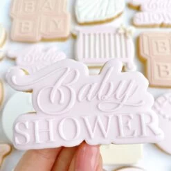 Oh My Cookie Baby Shower Cookie Stamp + Cookie Cutter