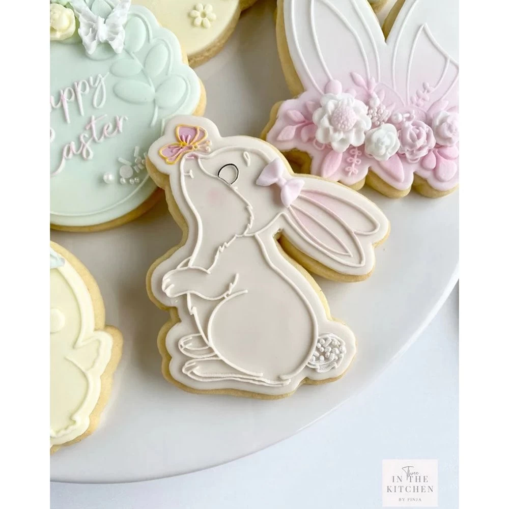 Oh My Cookie Butterfly Bunny Cookie Stamp + Cookie Cutter 3 Oh My Cookie Butterfly Bunny Cookie Stamp + Cookie Cutter