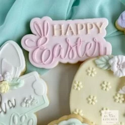 Oh My Cookie Happy Easter Cookie Stamp + Cookie Cutter