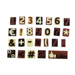 Pavoni Platinum Silicone Numbers Chocolate Mould -Dream Cake Shop pavoni platinum silicone numbers chocolate mould p18181 64444 image