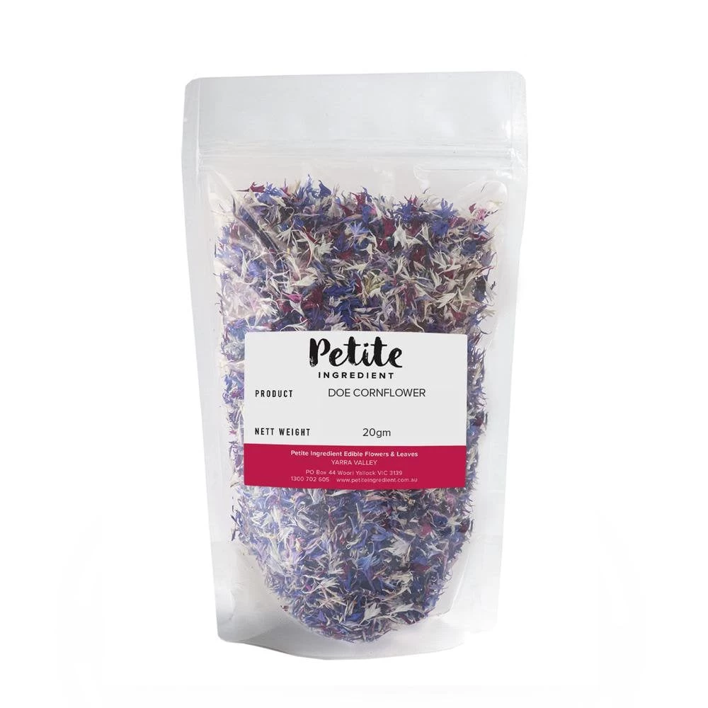 Petite Ingredient Dried Organic Edible Cornflower Mixed - 2g 5 Petite Ingredient Dried Organic Edible Cornflower Mixed - 2g - Image 3