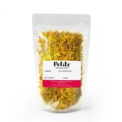 Petite Ingredient Dried Organic Edible Marigold Sunshine - 2g -Dream Cake Shop petite ingredient dried organic edible marigold sunshine 2g p13671 47598 image