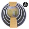 PME 3" Deep Round Cake Tins - Set Of 4 - 6", 8", 10" & 12" -Dream Cake Shop pme 3 deep round cake tins set of 4 6 8 10 12 p15581 54315 image