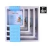 PME 3" Deep Square Cake Tins - Set Of 4 - 6", 8", 10" & 12" -Dream Cake Shop pme 3 deep square cake tins set of 4 6 8 10 12 p15585 54323 image