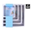 PME 4" Deep Square Cake Tins - Set Of 4 - 6", 8", 10" & 12" -Dream Cake Shop pme 4 deep square cake tins set of 4 6 8 10 12 p15587 54327 image