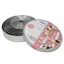 PME Round Stainless Steel Cutters - Set Of 19