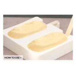 Silikomart Classic Easy Ice Cream High Quality Silicone Mould - 2 Cavity - Pack Of 2 Sets With 50 Wooden Sticks -Dream Cake Shop silikomart classic easy ice cream high quality silicone mould 2 cavity pack of 2 sets with 50 wooden sticks p10595 39351 image