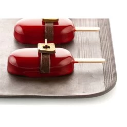 Silikomart Classic Easy Ice Cream High Quality Silicone Mould - 2 Cavity - Pack Of 2 Sets With 50 Wooden Sticks -Dream Cake Shop silikomart classic easy ice cream high quality silicone mould 2 cavity pack of 2 sets with 50 wooden sticks p10595 39355 image