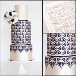 Silvia Favero ALSACIA - Double-Barrel Cake Stencil