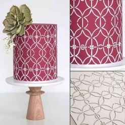 Silvia Favero AVRIL - Double-Barrel Cake Stencil