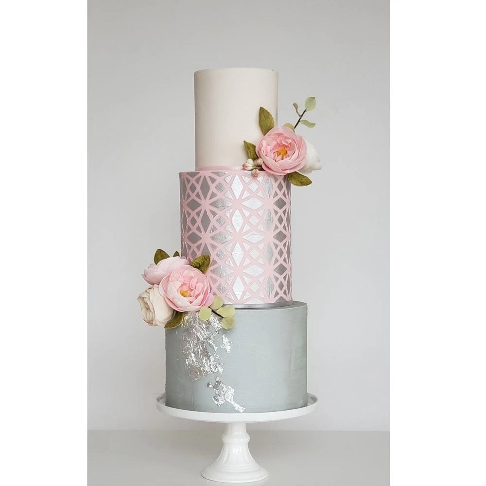 Silvia Favero Gema - Double-Barrel Cake Stencil 6 Silvia Favero Gema - Double-Barrel Cake Stencil - Image 4