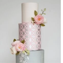 Silvia Favero Gema - Double-Barrel Cake Stencil