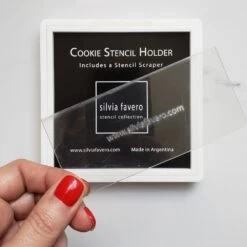 Silvia Favero Stencil Holder With Scraper