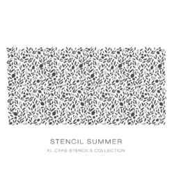 Silvia Favero Summer - Double-Barrel Cake Stencil