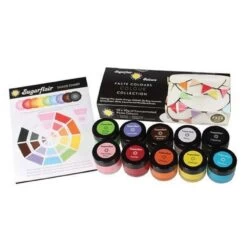 Sugarflair Colours Multi Paste Colour Collection 10 X 10g Set