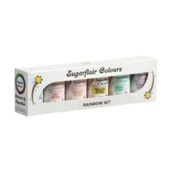 Sugarflair Colours Rainbow Maximum Concentrated Paste - Set Of 6
