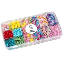 Super Streusel Superbox Summer Fling - Assortment Of Sprinkle, Chocolate Balls, Dragees With Crispy Center -Dream Cake Shop super streusel superbox summer fling assortment of sprinkle chocolate balls dragees with crispy center p9208 35439 image